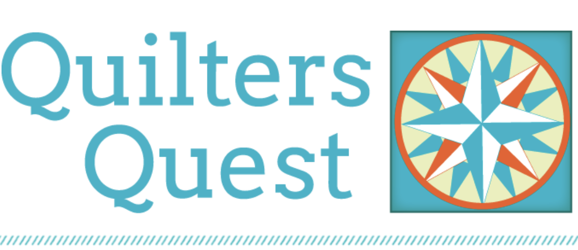 Logo for the quilt shop Quilters Quest